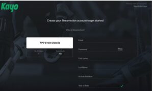 How To Kayo Login New Account Kayosports Au