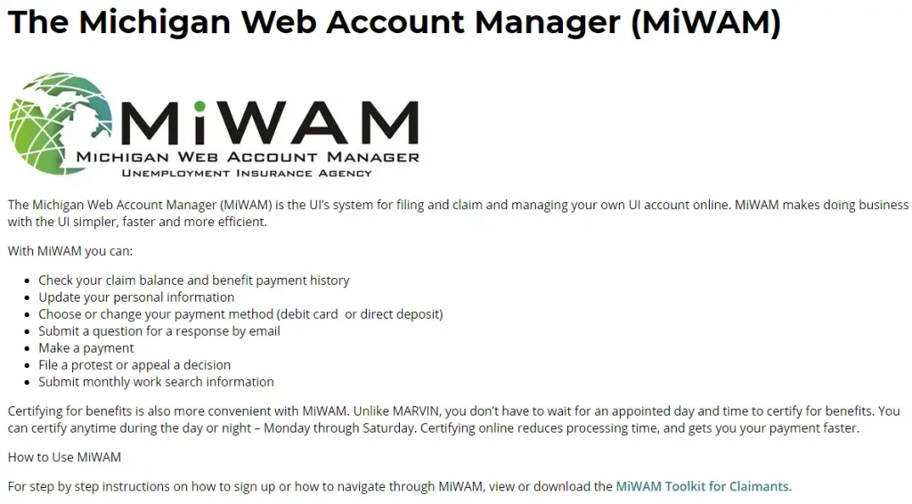 How To Miwam Login & Miwam.Unemployment.State.mi.us Login