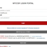 MYCCSF LOGIN PORTAL