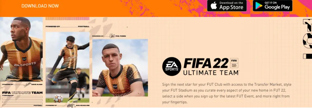 fifa 22 web app login