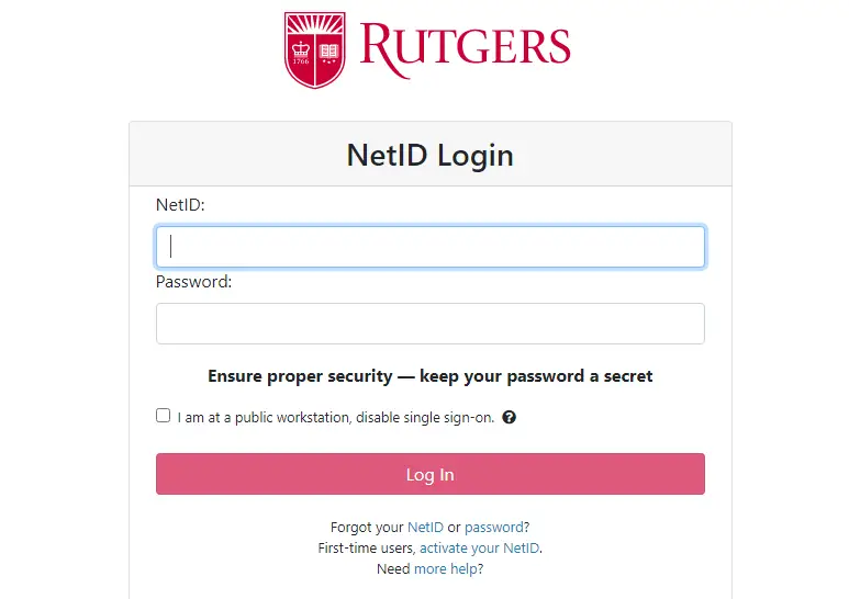 myrutgers login