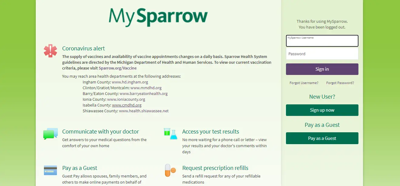 How To MySparrow Login & Register Mychart.sparrow.org