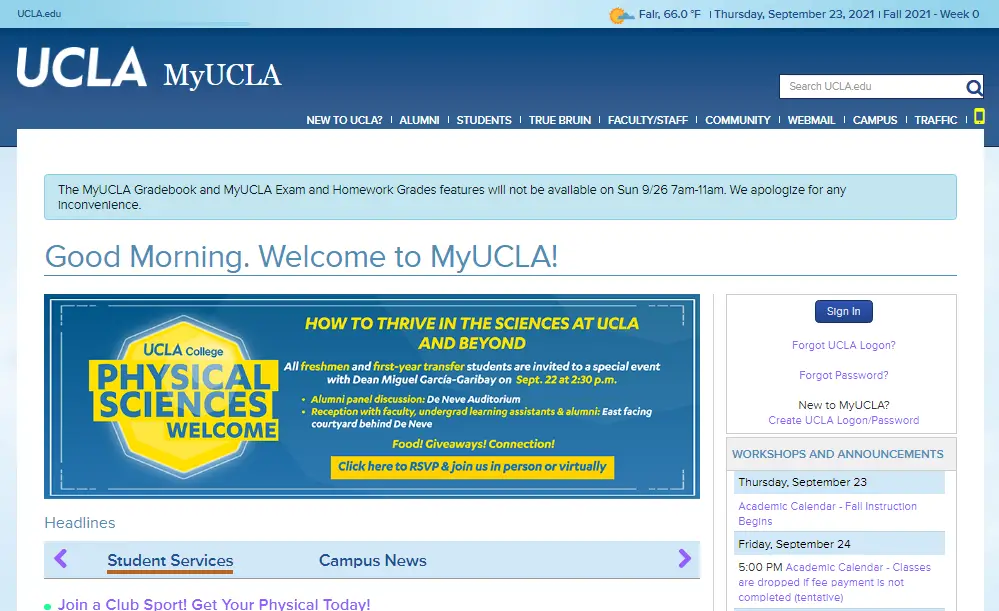 MyUCLA Education Group Application Login & Registration