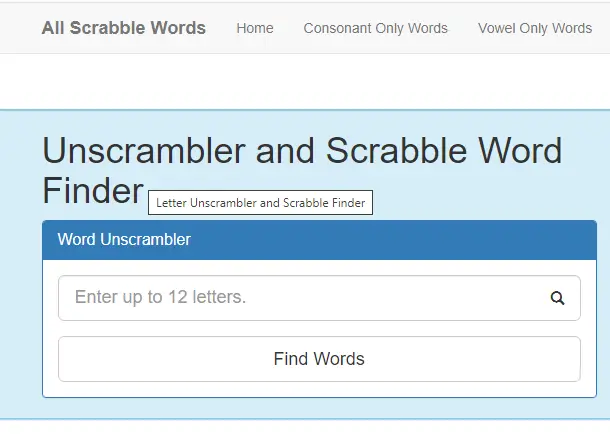 How To Unsvramble Letters To Make Words Finder