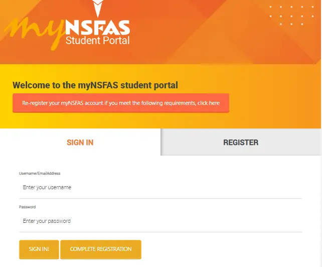 How To Mynsfas Login & Create MyNSFAS Account 2022-2023