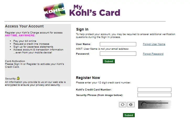 How To Mykohlscharge Login & Register Now Credit.Kohls.Com