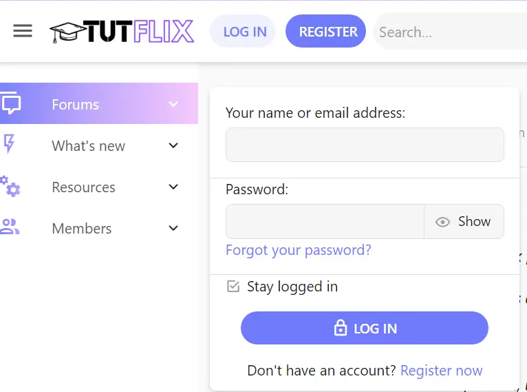 How To Tutflix Login & New User Register Tutflix.org