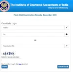 How To Check ICAI Result 2020 & Icai Login official website