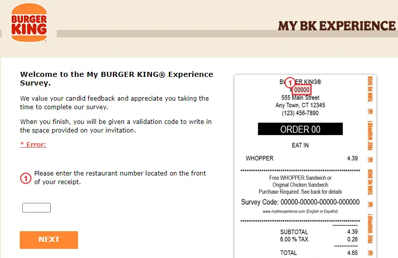 How To Mybkexperience Login & www.mybkexperiencecom Survey