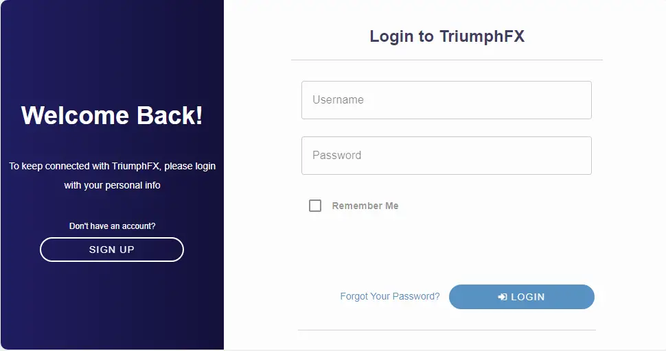 How To TriumphFX Login & Register Secured.triumphfx.com