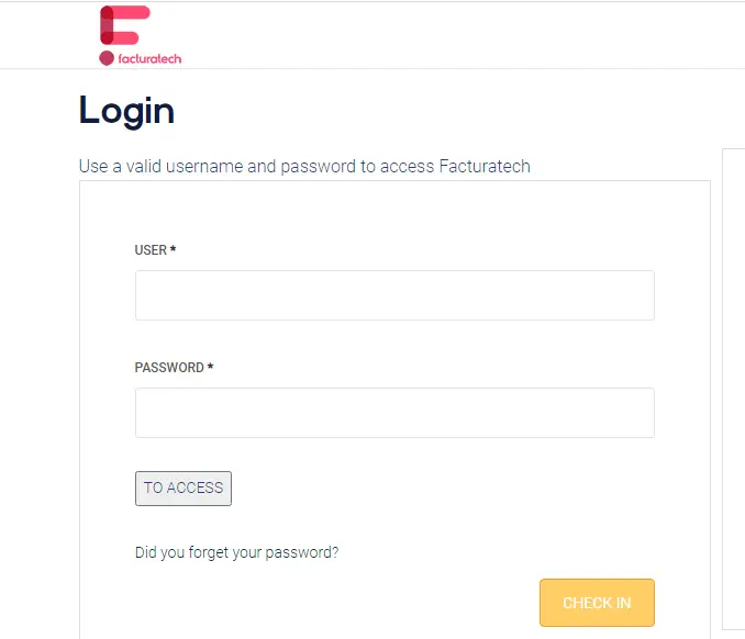 How To Facturatech Login & New User Register Facturatech.co