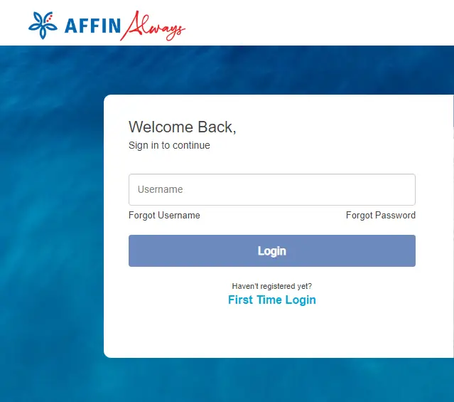 How To Affinonline login & Register Rib.affinalways.com