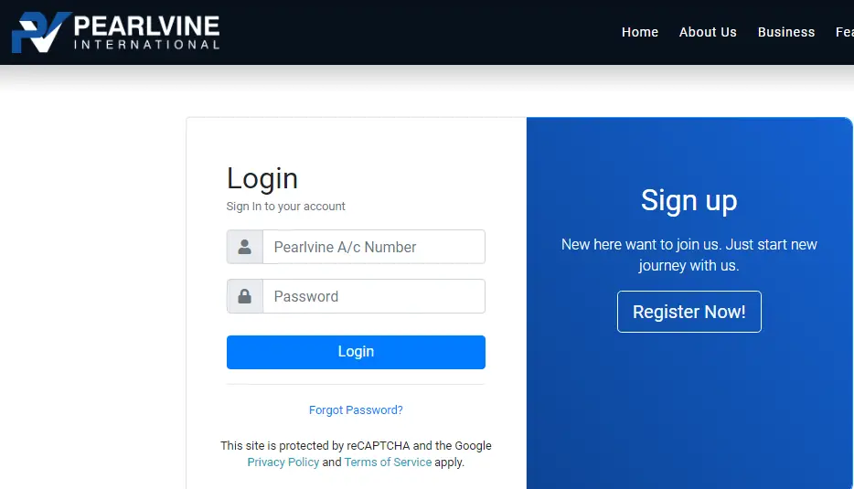 How To Pearlvine Login & Register New Account Pearlvine.com