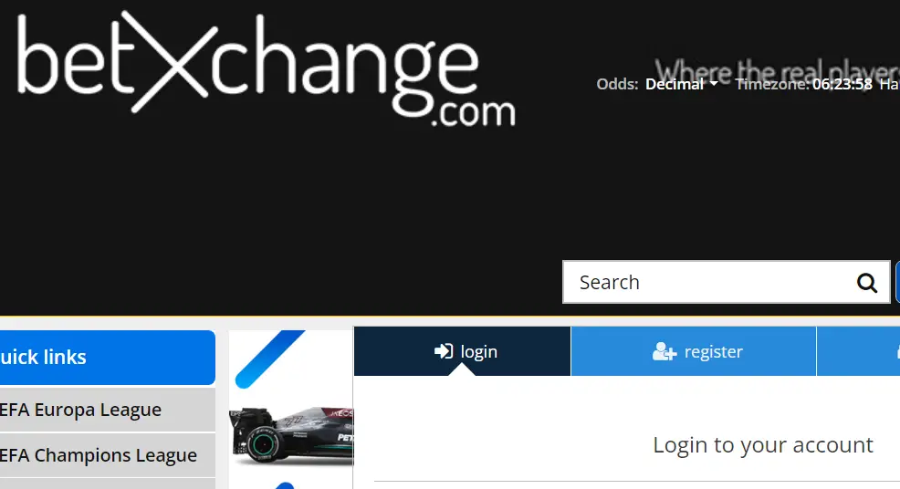 BetXchange Login