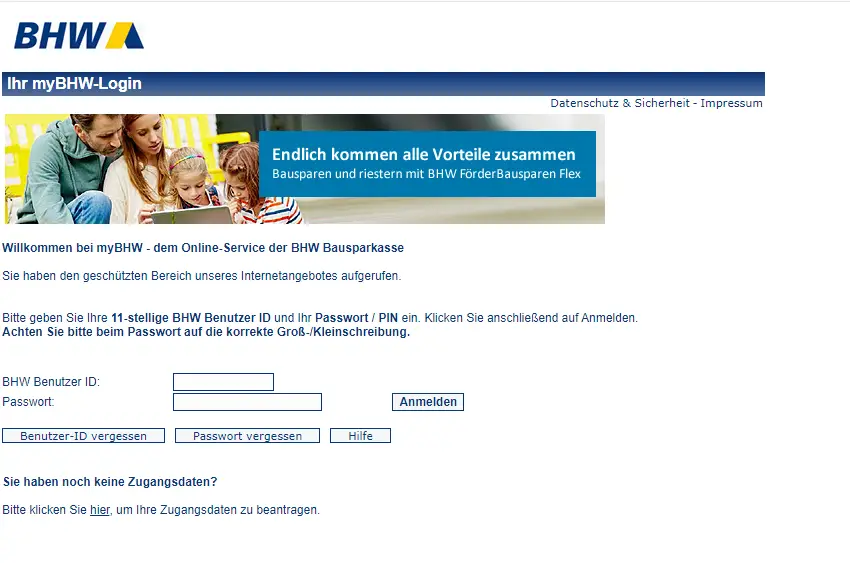 How To Mybhw Login & Register New User Apps.bhw.de
