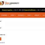 How To Myousl Login & New Student Register Ou.Ac.lk