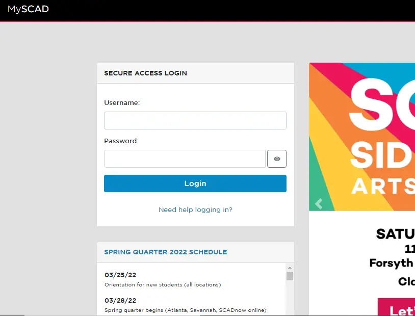 How To MyScad Login & Useful Guide To Register My.scad.edu