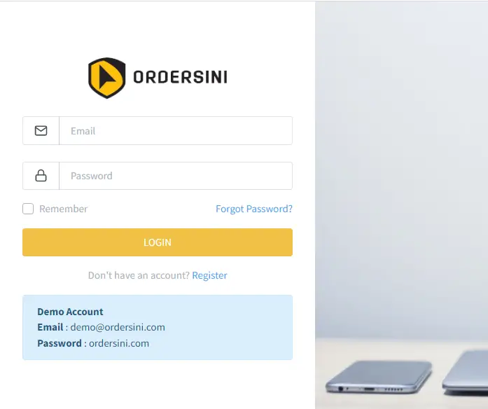 How To Ordersini Login & Register Now Ordersini.com