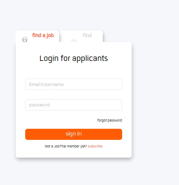 How To Jobthai Login @ Register New Account Jobthai.com
