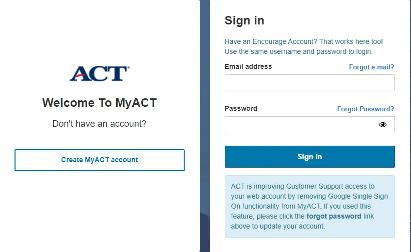 How To Myact Login @ Register New Account My.act.org