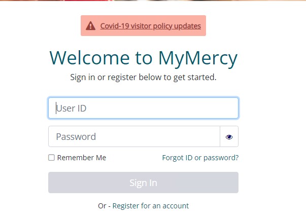 How To Mymercy Login @ New Account Mymercy.net