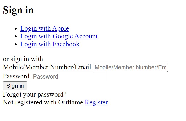 How To Oriflame Login @ New Account in.Oriflame.com
