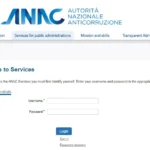 How To Avcpass Login @ Register New Account Anticorruzione.it