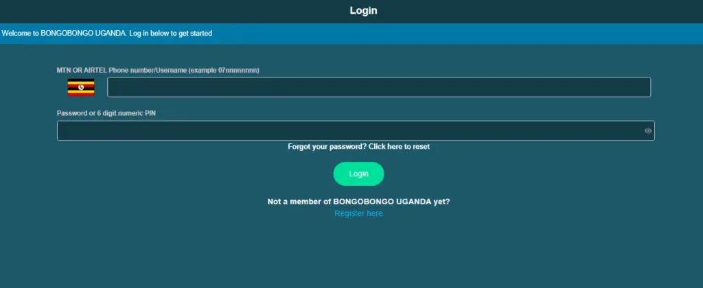 How To Bongobongo Login @ Register Here Bongobongo.ug