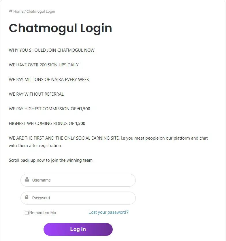 How To Chatmogul Login @ New Account Thechatmogul.com