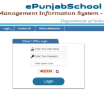 How To ePunjab School Login & New Student Register
