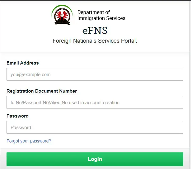 How To Efns Login & Guide To Access Immigration.go.ke