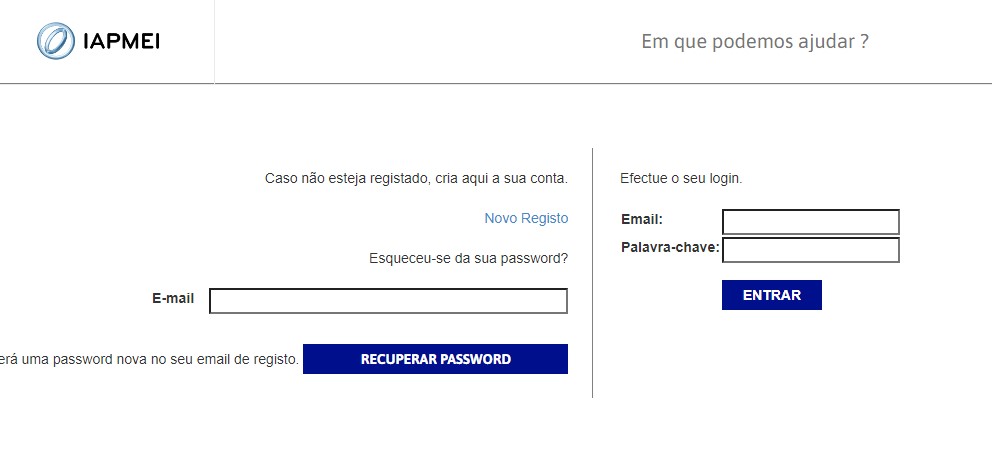 How To Iapmei login @ Register New Account Webapps.iapmei.pt