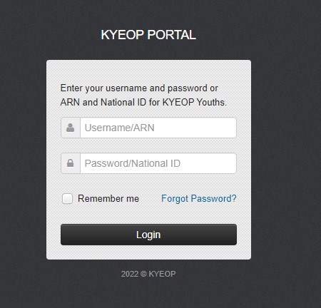 How To Kyeop Login @ Register New Account Kyeop.go.ke