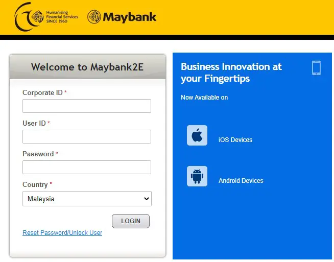 How To Maybank2e Login @ Register New Account Maybank2e.com
