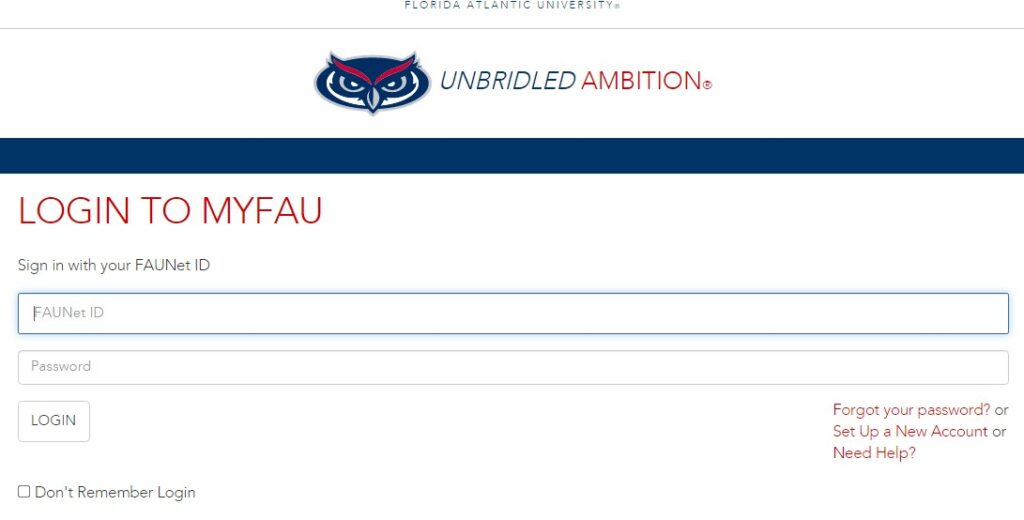 MyFAU Login & Create An Account Myfau.fau.edu