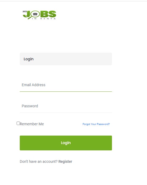 How To Myjobsinkenya Login @ Register Account Myjobsinkenya.com