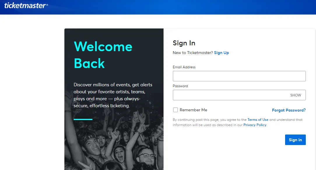 How To Ticketmaster Login @ My Account Ticketmaster.com
