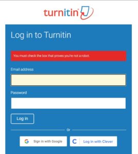 turnitin login free