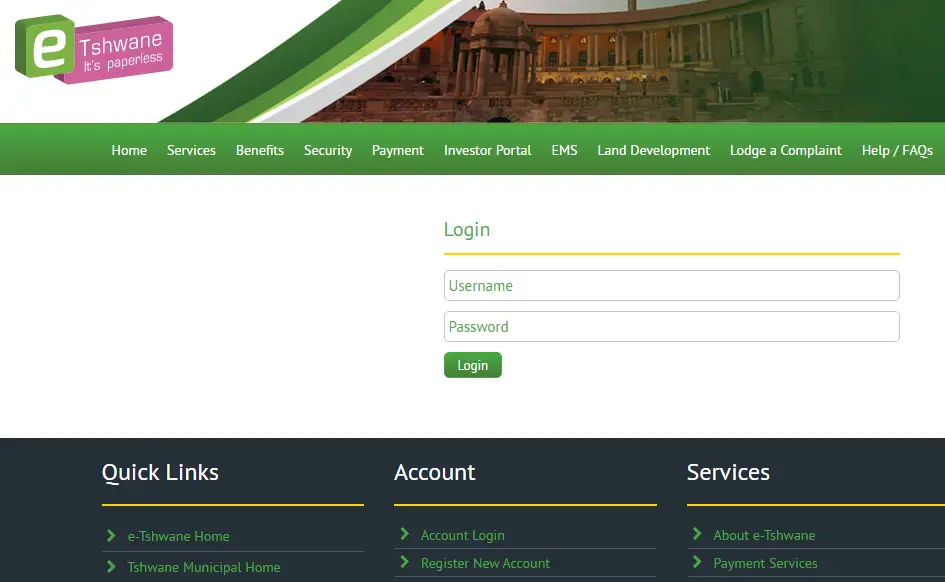 How To Etshwane Login @ Register An Account E-tshwane.co.za