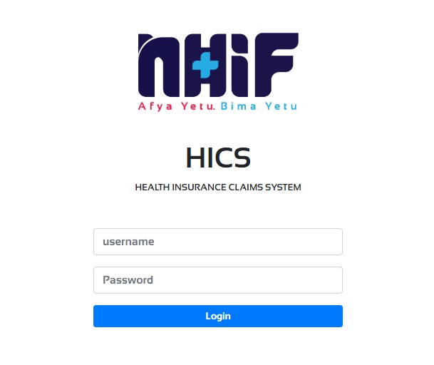 How To Hics Login @ Register New Account Hics.nhif.or.ke