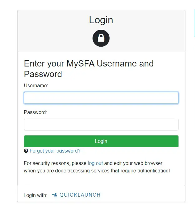 How To Mysfa Login & Register New Account Mysfa.sfasu.edu