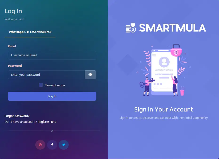 How To Smartmula Login & Register Here Smartmula.com