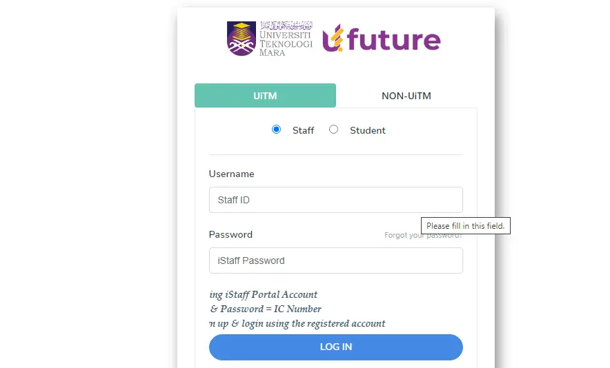 How To Ufuture Login & Registration Here Ufuture.uitm.edu.my