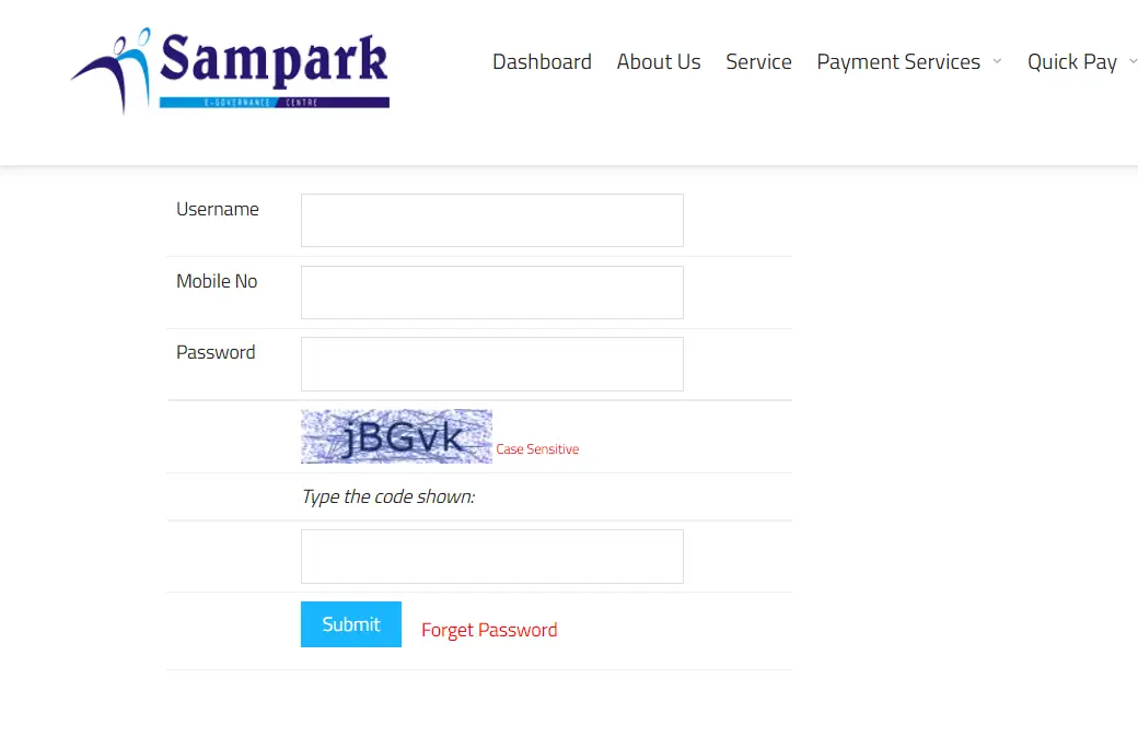 Smpk Login & New User Registration Sampark.chd.nic.in