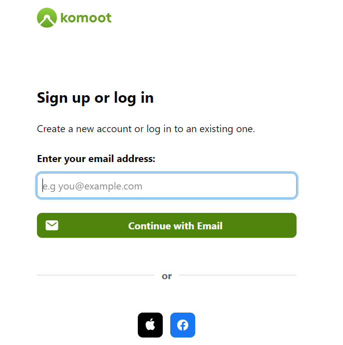 How To Komoot Login & Register New Account