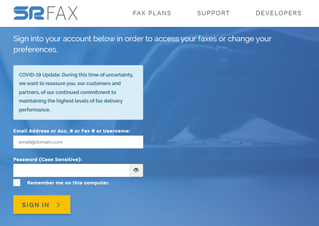 Srfax Login: Forgot Password At www.srfax.com [Click Here]