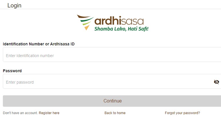 How To Ardhisasa Login @ New Account Ardhisasa.lands.go.ke