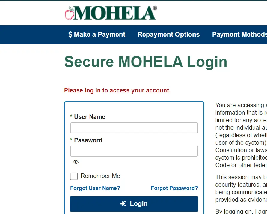 How To Mohela Login & Register New Student Mohela.com