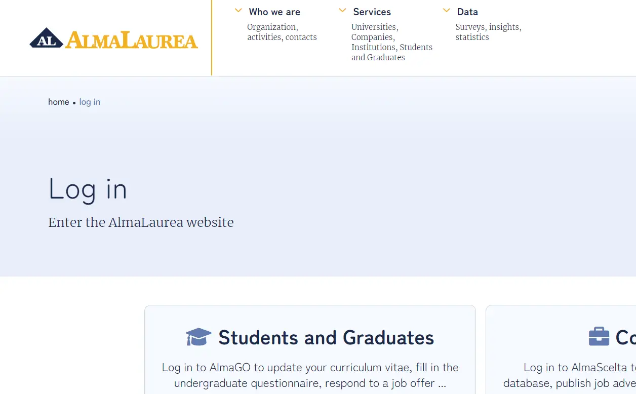 How To Almalaurea Login & Student Registration Almalaurea.it