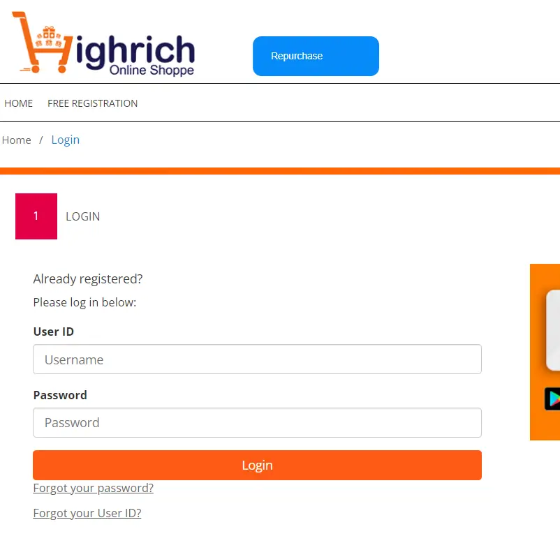 How Do I Highrich Login & Register With Account